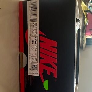 Nike Black and Red Shoe Box